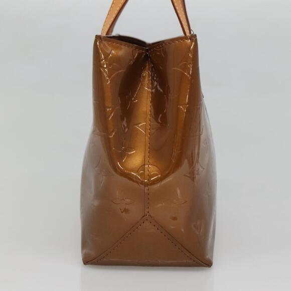 LOUIS VUITTON Monogram Vernis Reade PM Hand Bag Bronze M91146 - Picture 3 of 16